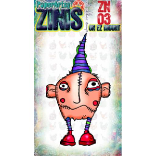 PaperArtsy- ZN03 - Zini 03 (8x5cm rubber stamp on EZ mount)
