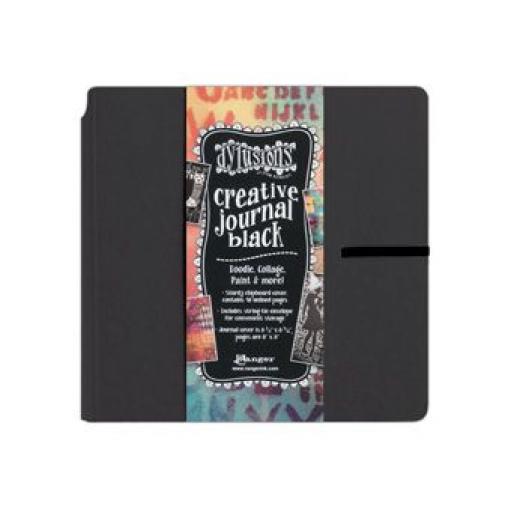 Dylusions Square Black Journal