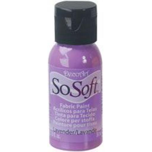 DecoArt SoSoft Fabric Paint - Lavender