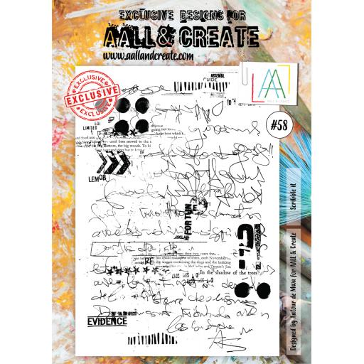 Aall & Create Clear A4 stamp #58