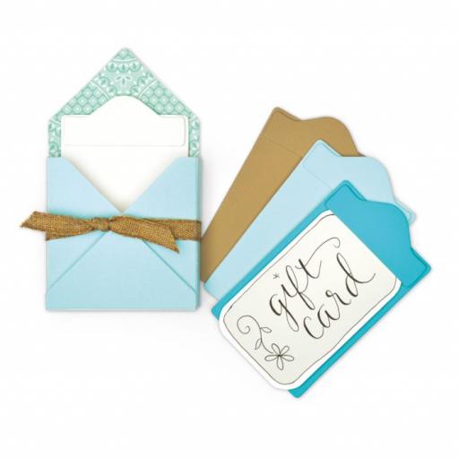 Sizzix ScoreBoards L Die - Gift Card Folder & Label #2 by Eileen Hull