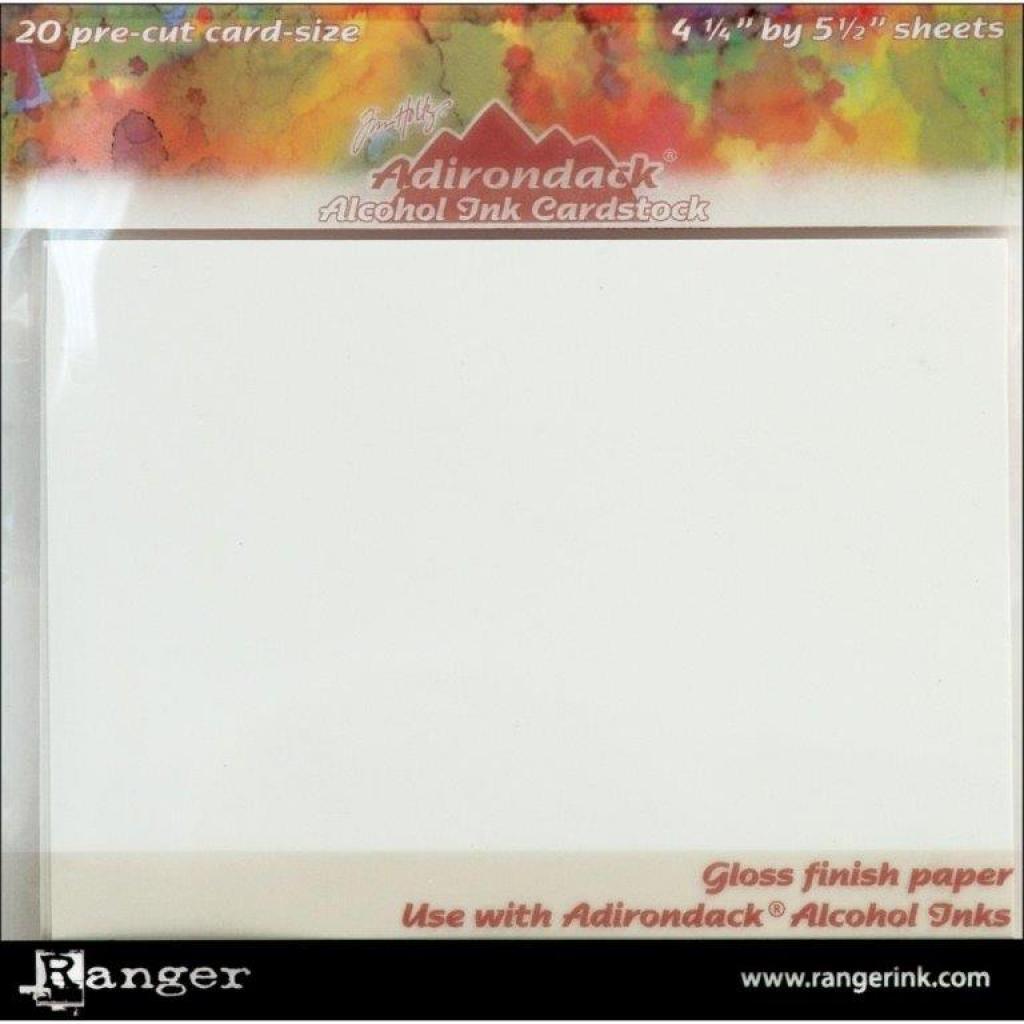 what does a gloss cardstock look like