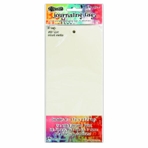 Dylusions Journaling Tags #10 Mixed Media, 10pc