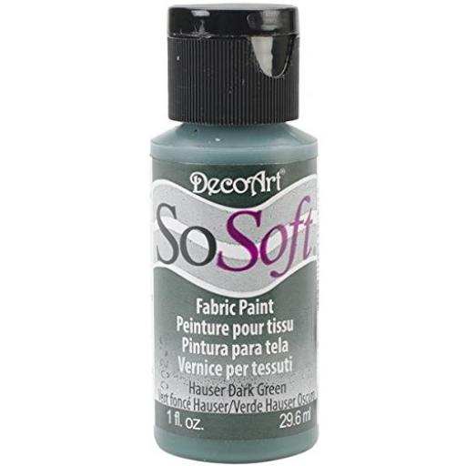 DecoArt SoSoft Fabric Paint - Hauser Dark Green