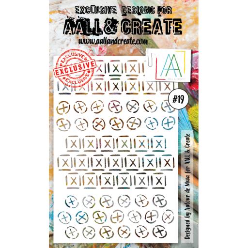 Aall & Create Stencil A6 #19
