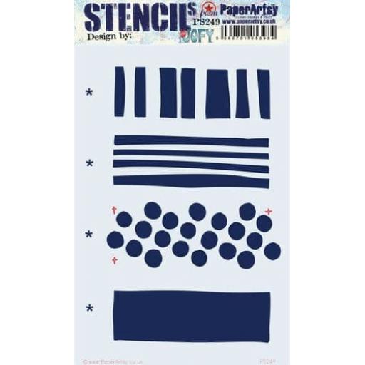 PaperArtsy - PA Stencil 249 Large {JoFY}