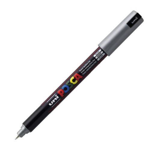 Uni POSCA Marker Pen PC-1MR Ultra-Fine - Silver