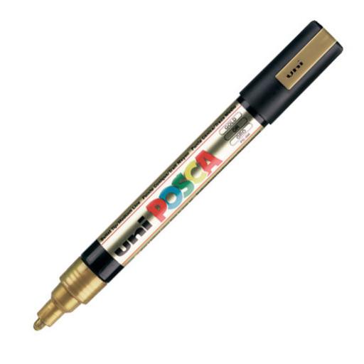 Uni POSCA Marker Pen PC-5M Medium - Gold