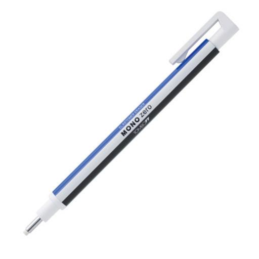 Tombow Mono Zero Round Tip Retractable Eraser - White