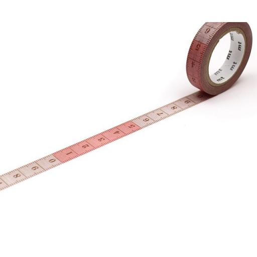 Sewing Measure - Washi Masking Tape - 1 roll 10mm x 7m
