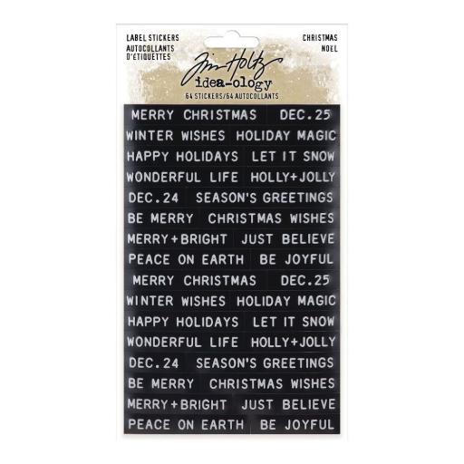 Tim Holtz ® Idea-ology Christmas Label Stickers
