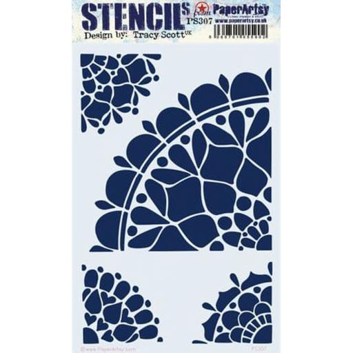 PaperArtsy - PA Stencil 307 Large {Tracy Scott}PRE ORDER (due end of January)