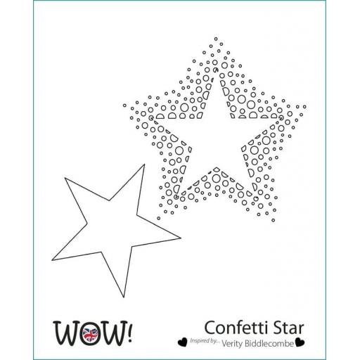 WOW! Stencil - Confetti Star (by Verity Biddlecombe)