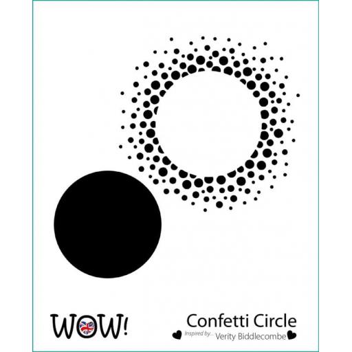 WOW! Stencil - Confetti Circle (by Verity Biddlecombe)