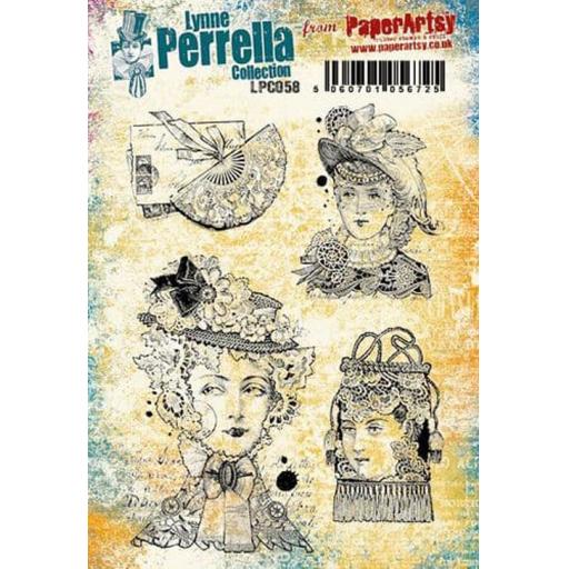 PaperArtsy - Lynne Perrella LPC058 (A5 set, cling-foam trimmed)