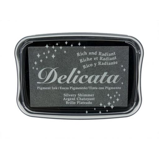 Delicata Ink Pad Silvery Shimmer