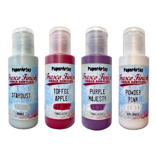 Fresco Finish - Set of 4 {Powder Pink, Purple Majesty, Stardust, Toffee Apple} Special Offer