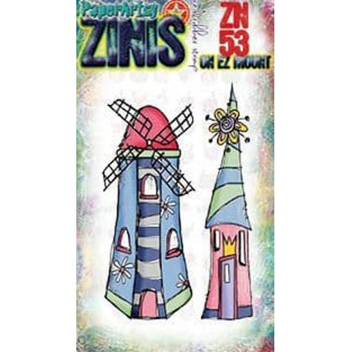 PaperArtsy - Zini 53 (8x5cm stamp on EZ)