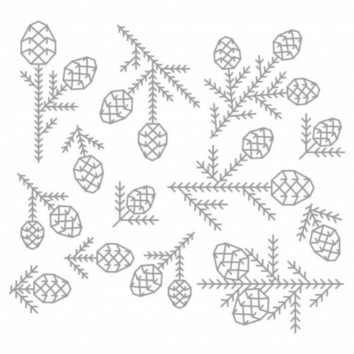 Sizzix Thinlits Die Set 13PK - Pine Patterns by Tim Holtz PRE ORDER SHIPPING OCTOBER 1ST