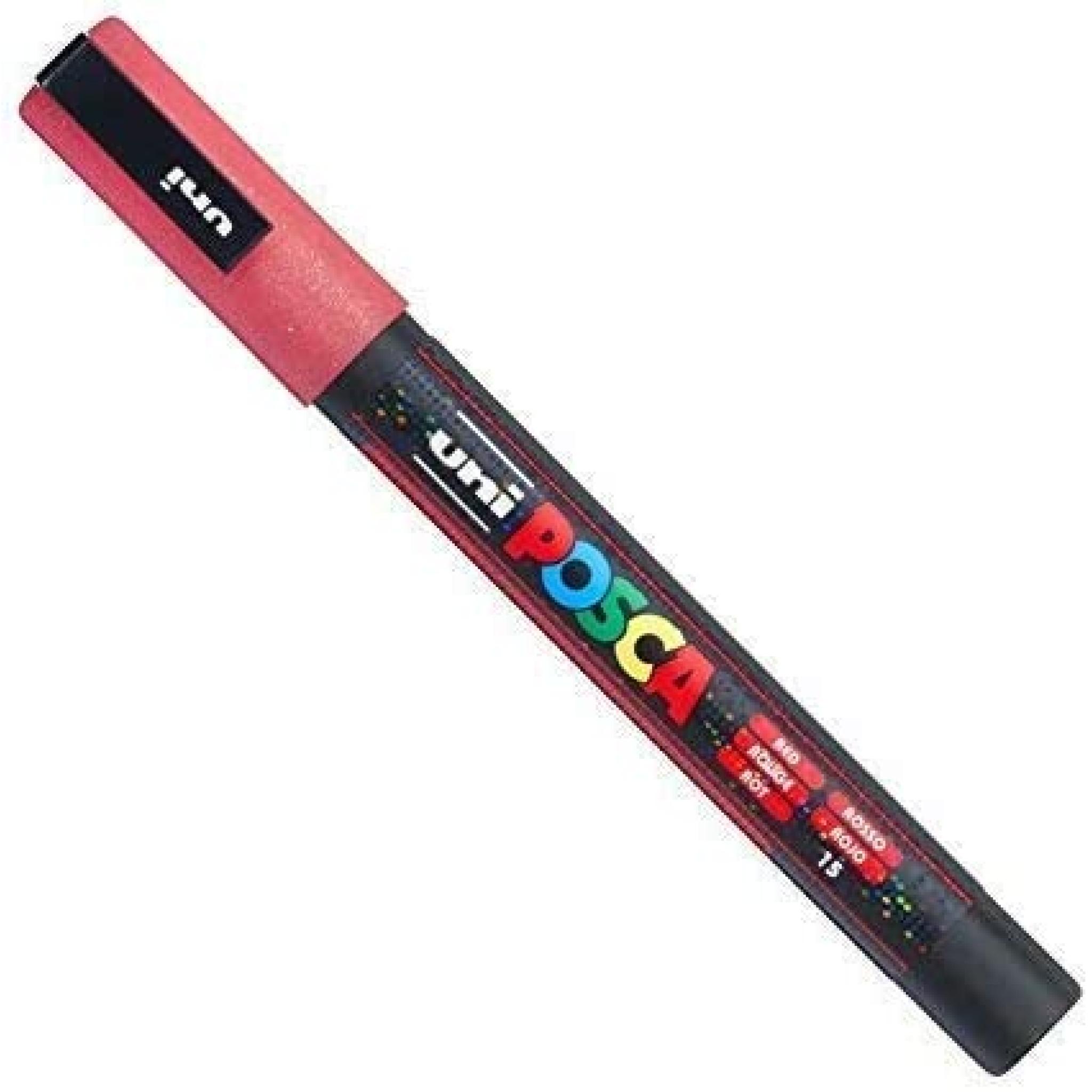 Bolígrafo Uni-ball Posca PC-17k extra grueso, color azul claro