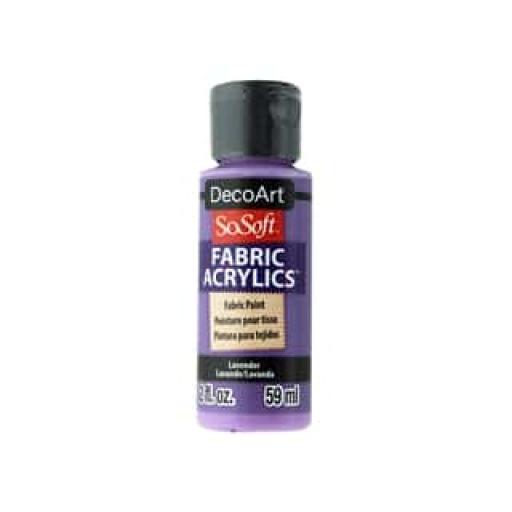 DecoArt SoSoft Fabric Paint - Lavender 59ml
