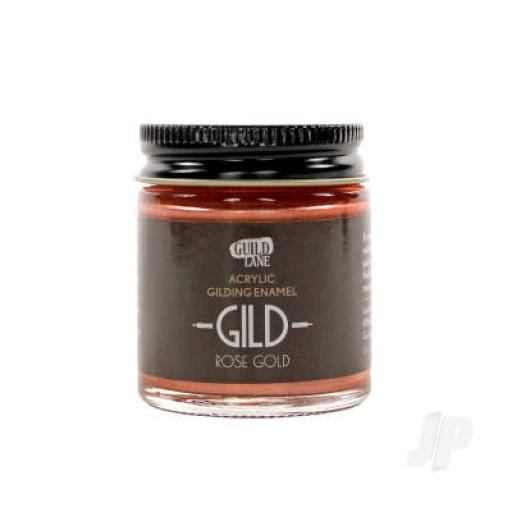 GILD Acrylic Gilding Enamel Paint - Rose Gold (30ml jar)
