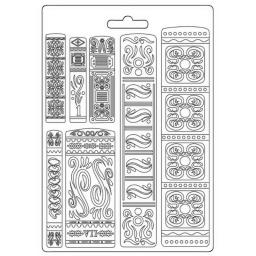 Stamperia Soft Mould A5 Vintage Library Books.jpg