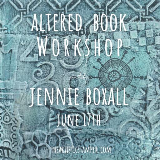 Saturday 17th June 10am-3pm Altered Book Class with Jennie