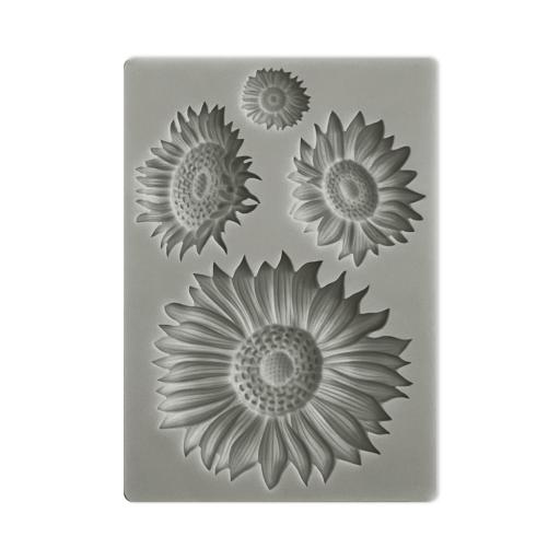 Stamperia - Silicon Mould A6 Sunflower Art Sunflowers