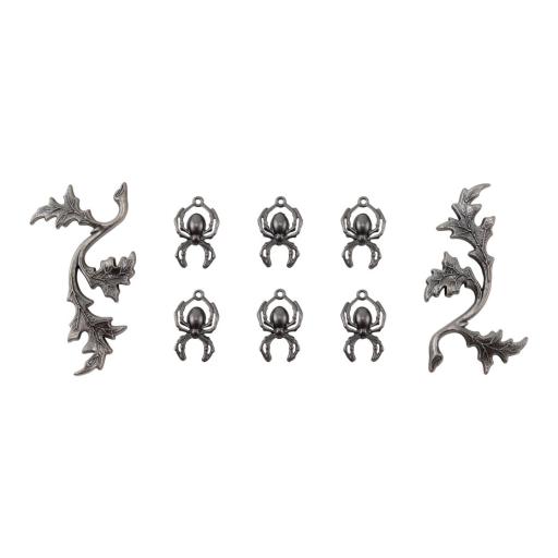 Tim Holtz ® Idea-ology  Halloween Adornments Spiders + Branches (TH94342)