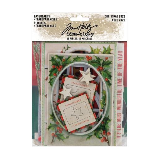 Idea-ology - Tim Holtz Baseboards + Transparencies / Christmas 2023 (TH94349)