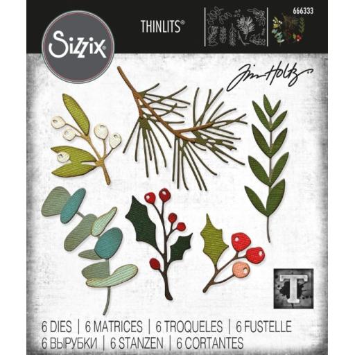 Sizzix Thinlits Die Set 6PK - Festive Gatherings by Tim Holtz