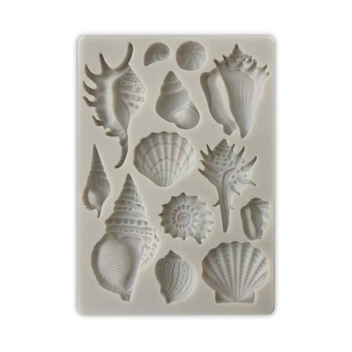 Stamperia -Silicon Mould A6 Songs Of The Sea Shells{KACM23}