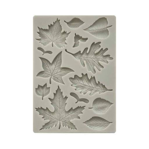Stamperia -  Silicon Mould A5 Woodland Leaves {KACMA501)