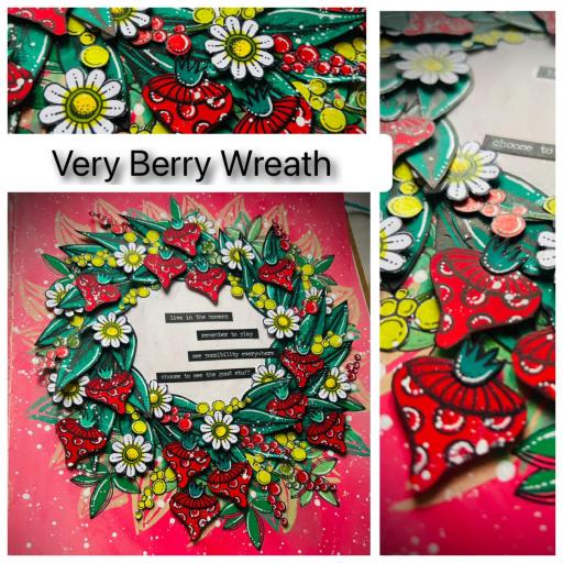 Sunday 3rd December 10AM-4PM  Very Berry Wreath Workshop with Tracy Scott
