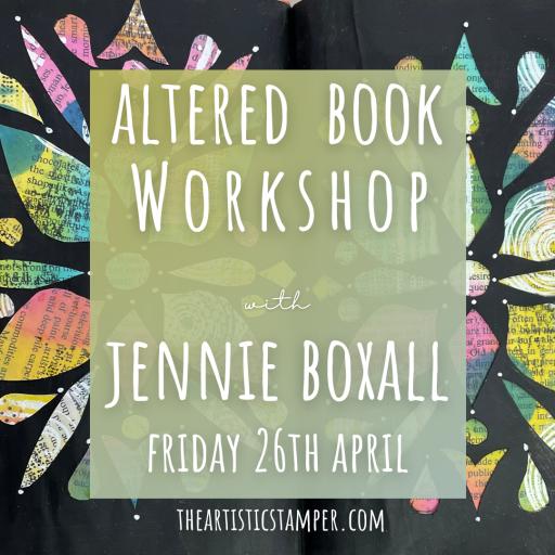 Friday 26th April 10am-1pm Altered Book Class with Jennie
