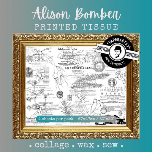 PaperArtsy - Printed Tissue - Alison Bomber PRE ORDER