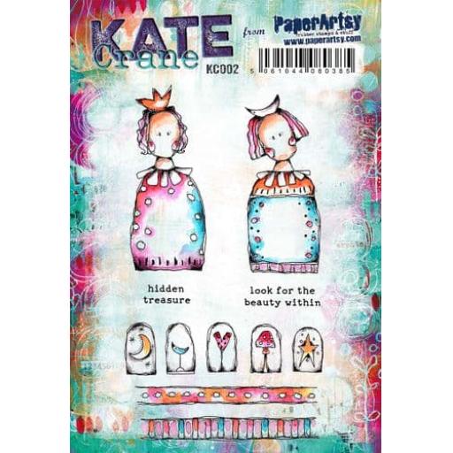 PaperArtsy -  Kate Crane Stamp Set 002 (A5 on EZ)