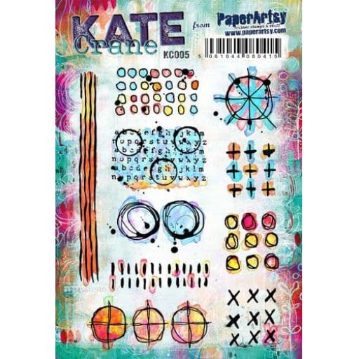 PaperArtsy -  Kate Crane Stamp Set 005 (A5 on EZ)