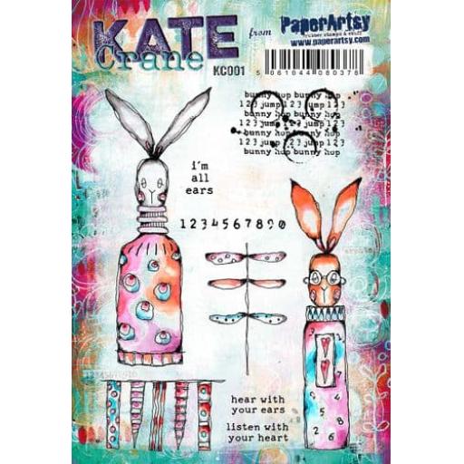 PaperArtsy -  Kate Crane Stamp Set 001 (A5 on EZ)
