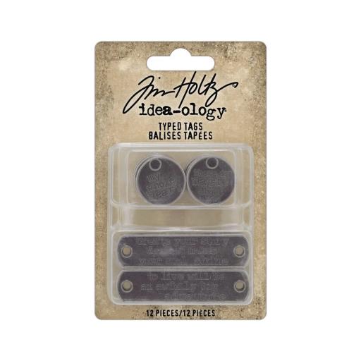 Idea-ology -Tim Holtz Typed Tags (TH94382)