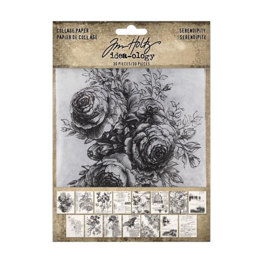 Idea-ology- Tim Holtz Collage Paper Serendipity (TH94365) PRE ORDER