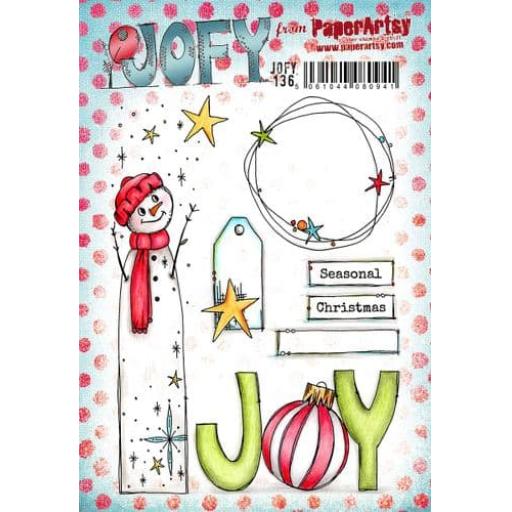 PaperArtsy -JOFY136 (A5 set, trimmed, on EZ)