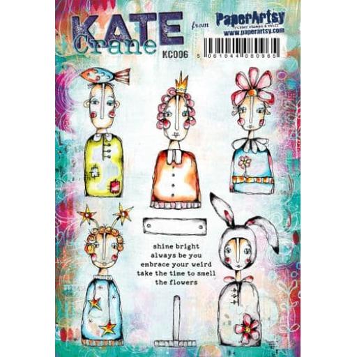 PaperArtsy - Kate Crane Stamp Set 006 (A5 on EZ)