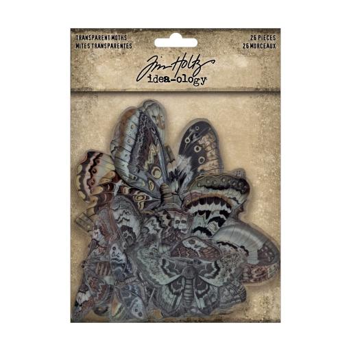 Tim Holtz ® Idea-ology Halloween 2024 Transparencies, Moths( TH94403)