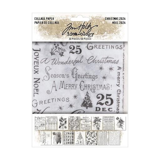 Tim Holtz ® Idea-ology Christmas  2024  Collage Paper (TH94409)