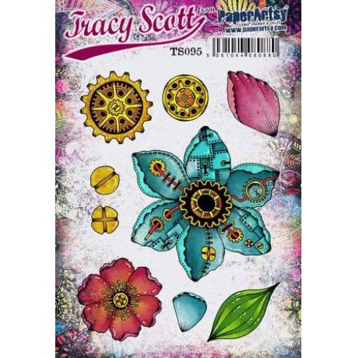 PaperArtsy -  Tracy Scott 095 (A5 set, trimmed, on EZ)