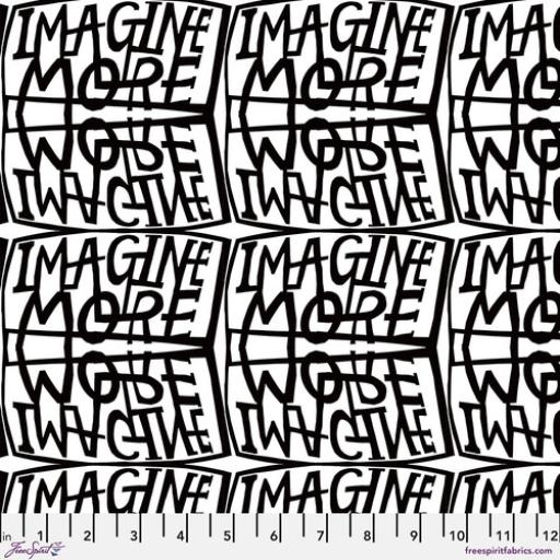 Writing on the Wall -Imagine - White